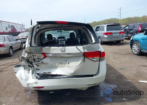 2014 Honda Odyssey Lx из США, поврежденный, VIN 5FNRL5H28EB001553